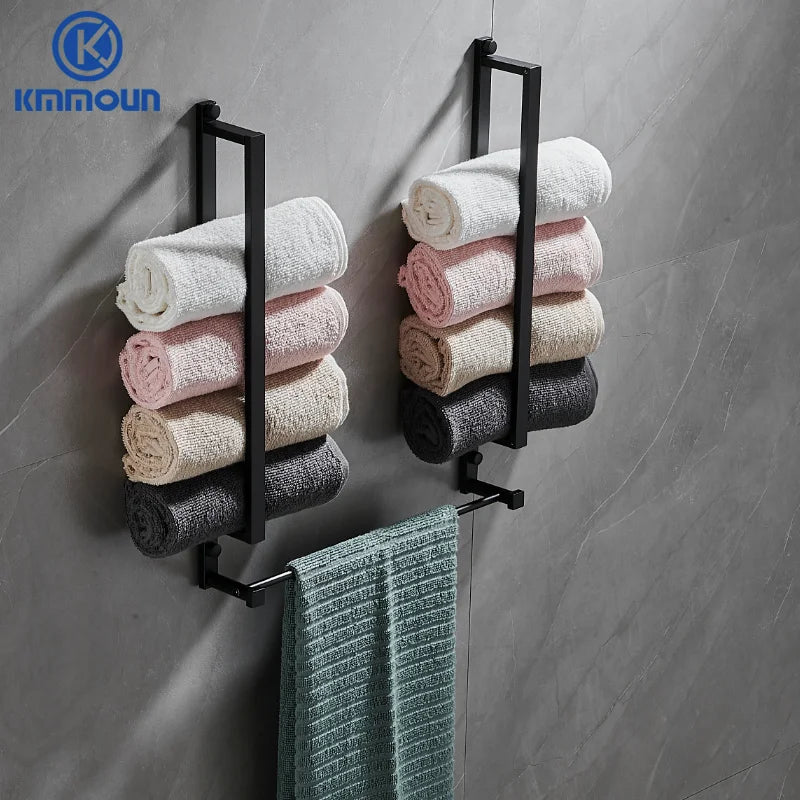 Black Towel Holder