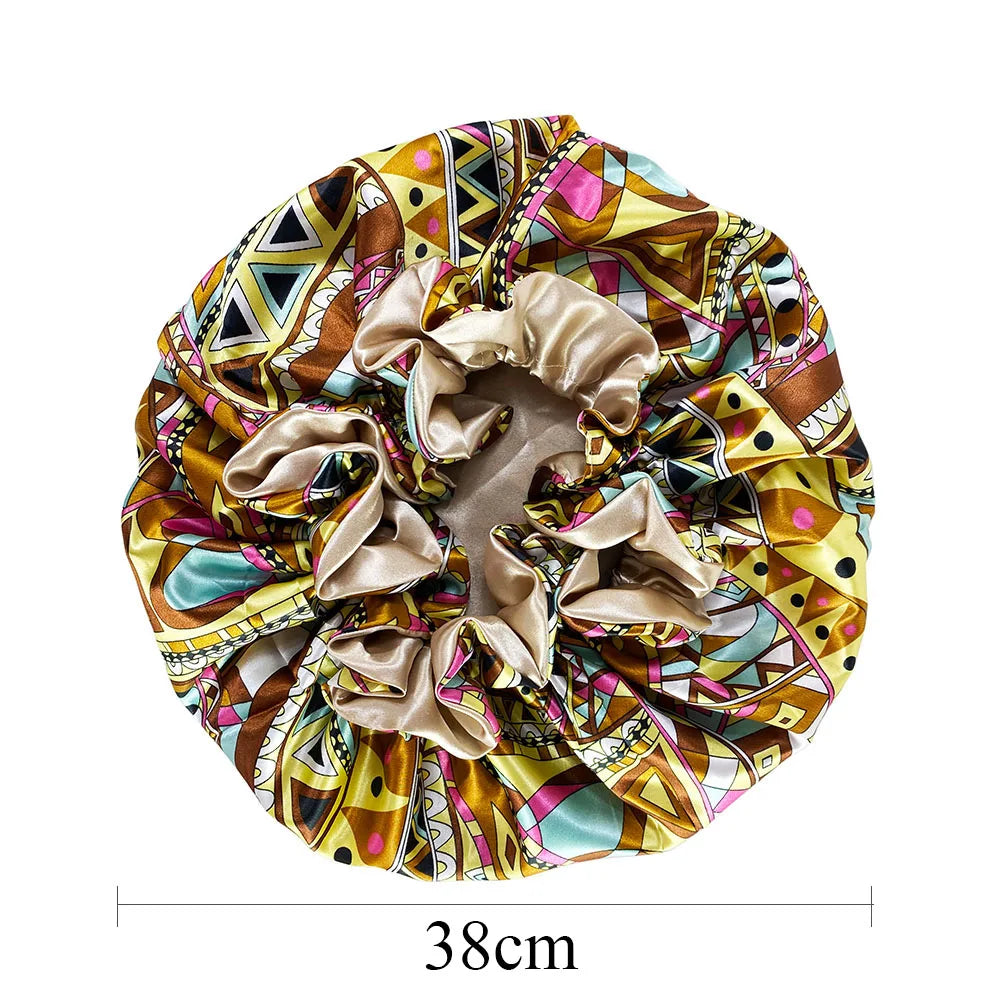Women Satin Designed Bonnet