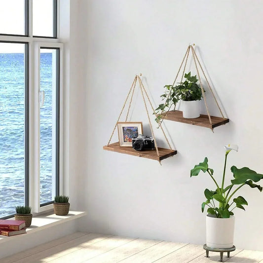 1PC Wooden Swing Hanging